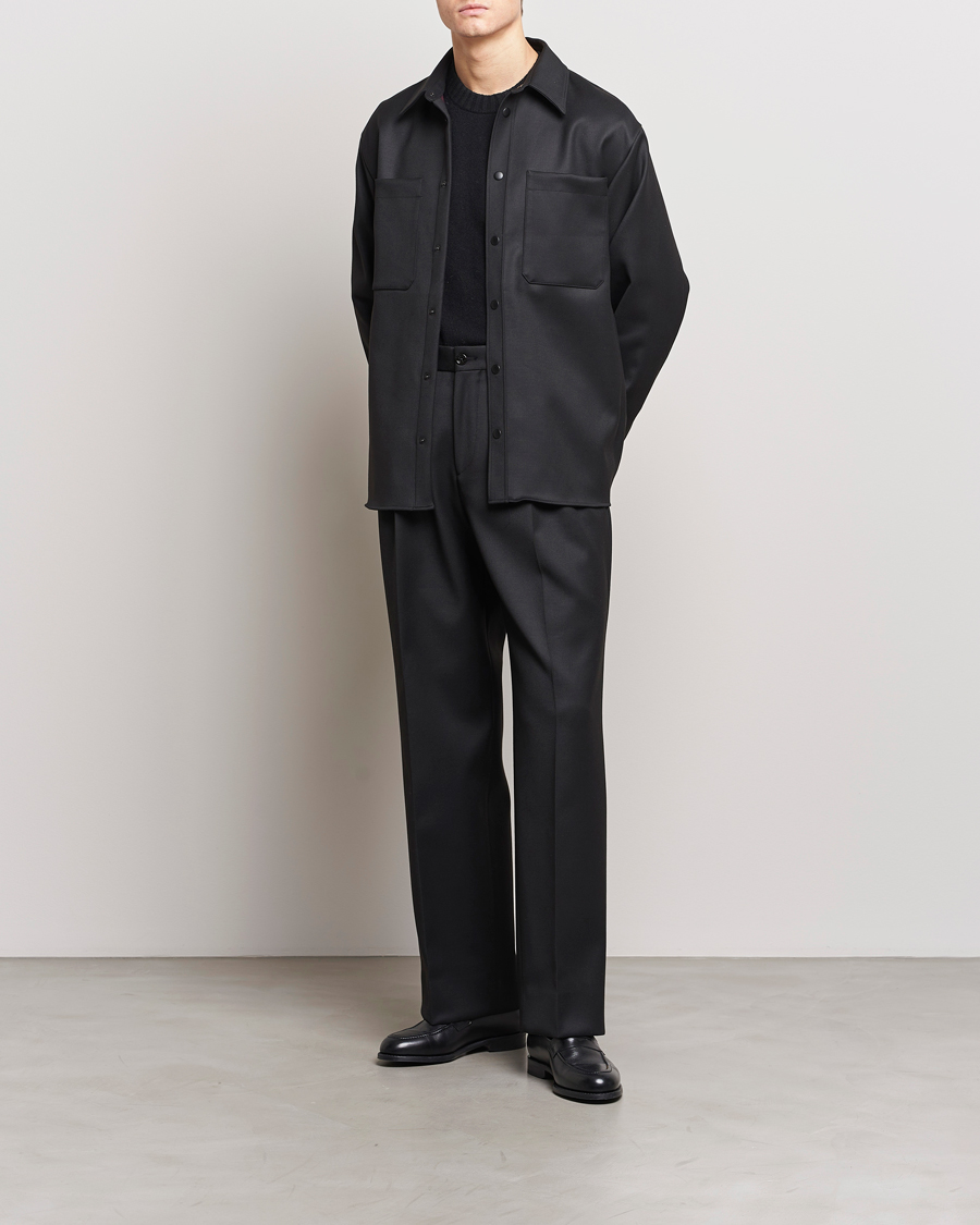 Herre | Jakker | J.Lindeberg | Coen Double Face Overshirt Black