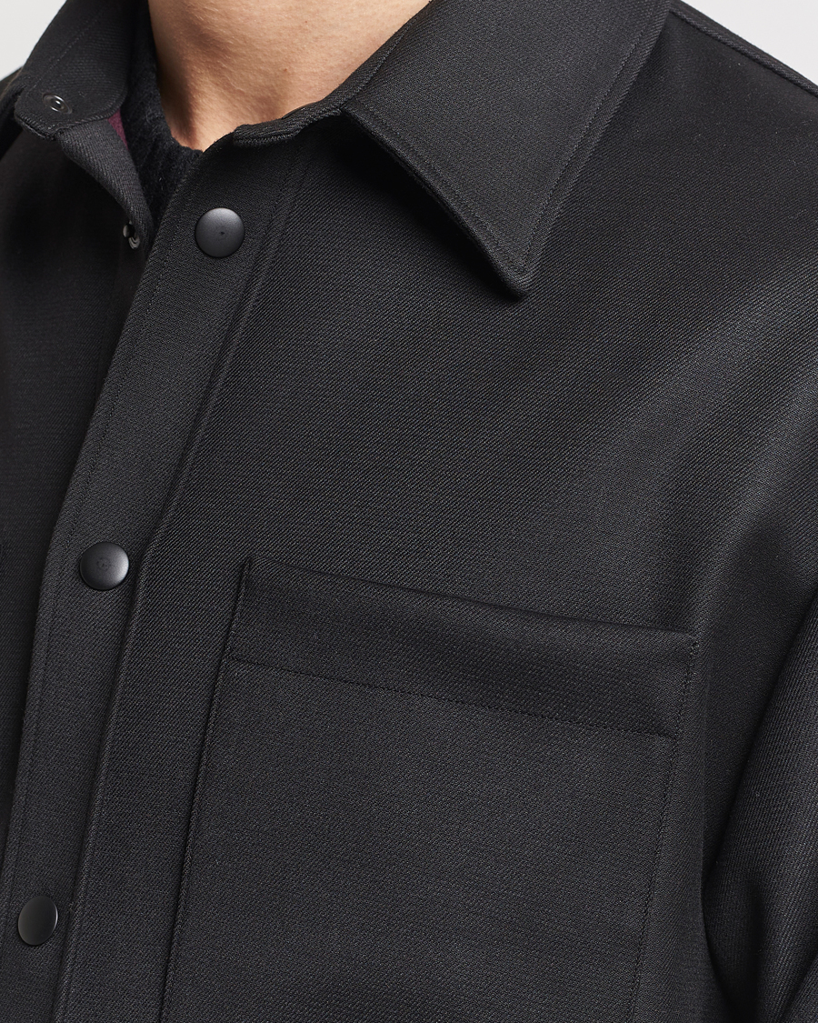 Herre | Jakker | J.Lindeberg | Coen Double Face Overshirt Black