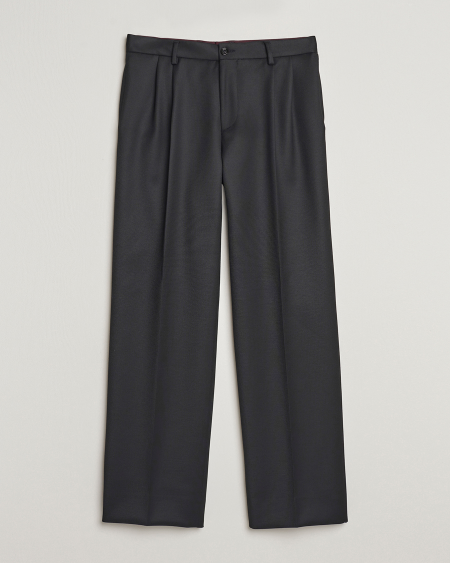 Herre | Bukser | J.Lindeberg | Haij Double Pleat Pants Black