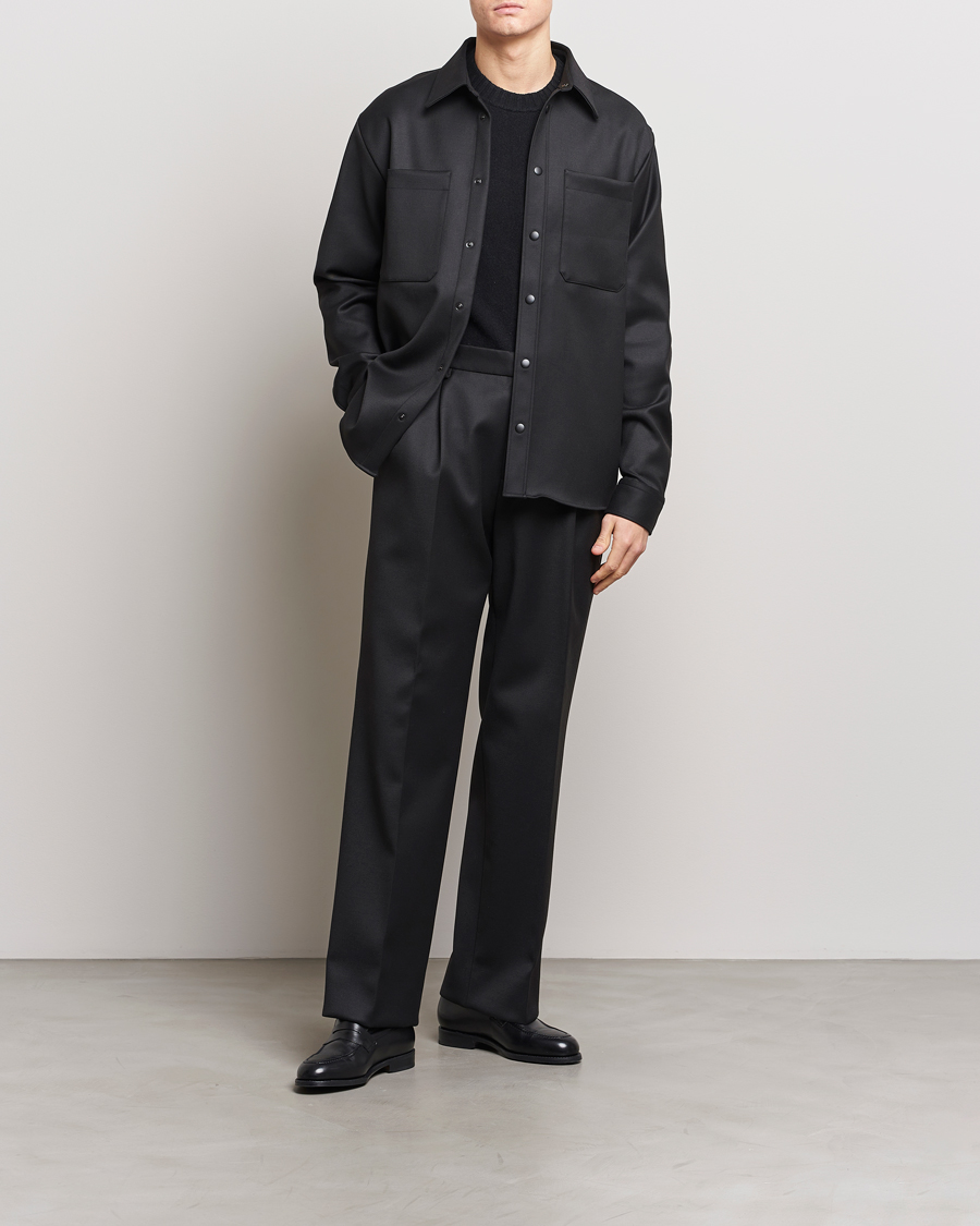 Herre | Bukser | J.Lindeberg | Haij Double Pleat Pants Black