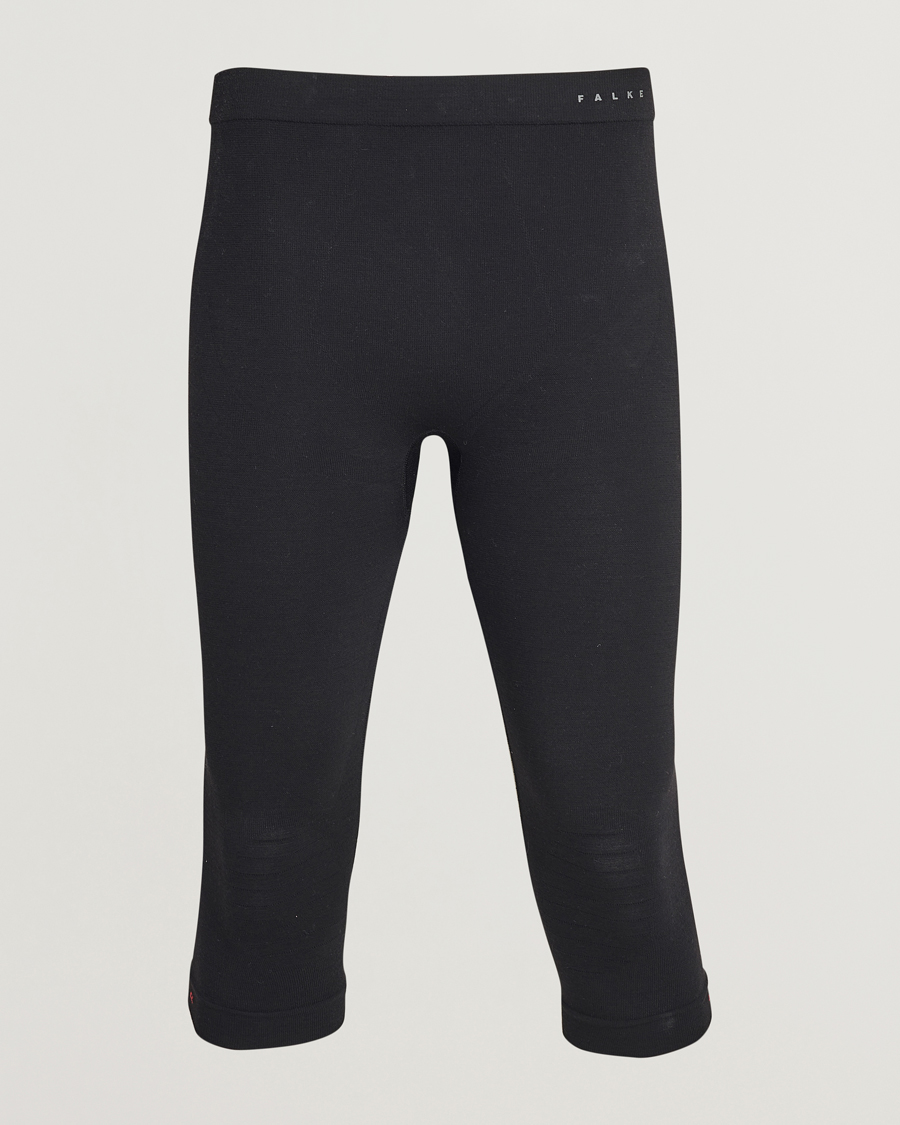 Herre | Undertøy | Falke | Sport 3/4 Tights Wool Tech Light Black