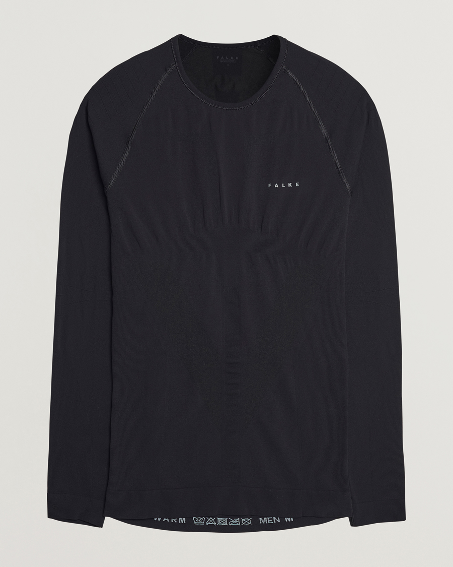 Herre | Undertøy | Falke Sport | Falke Long Sleeve Warm Shirt Black