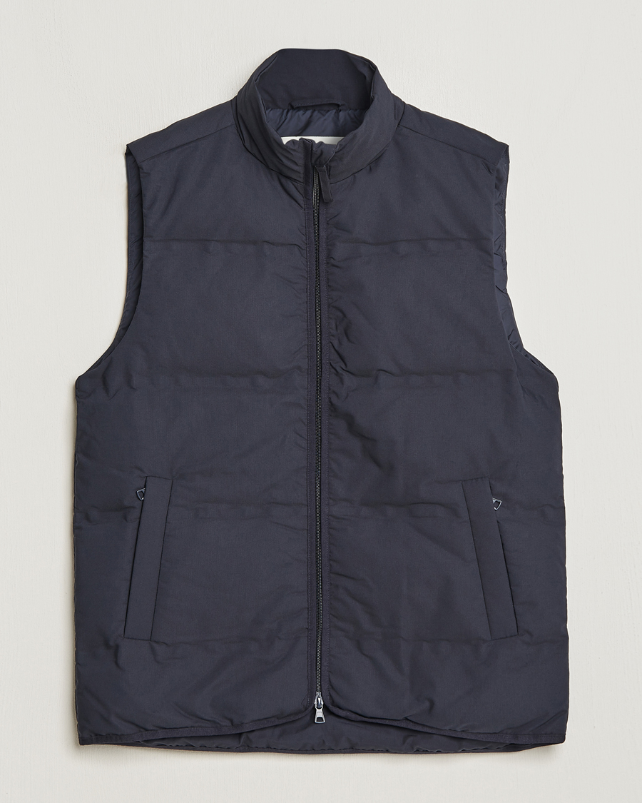 Herre | Jakker | A Day's March | Alford Puffer Vest Navy