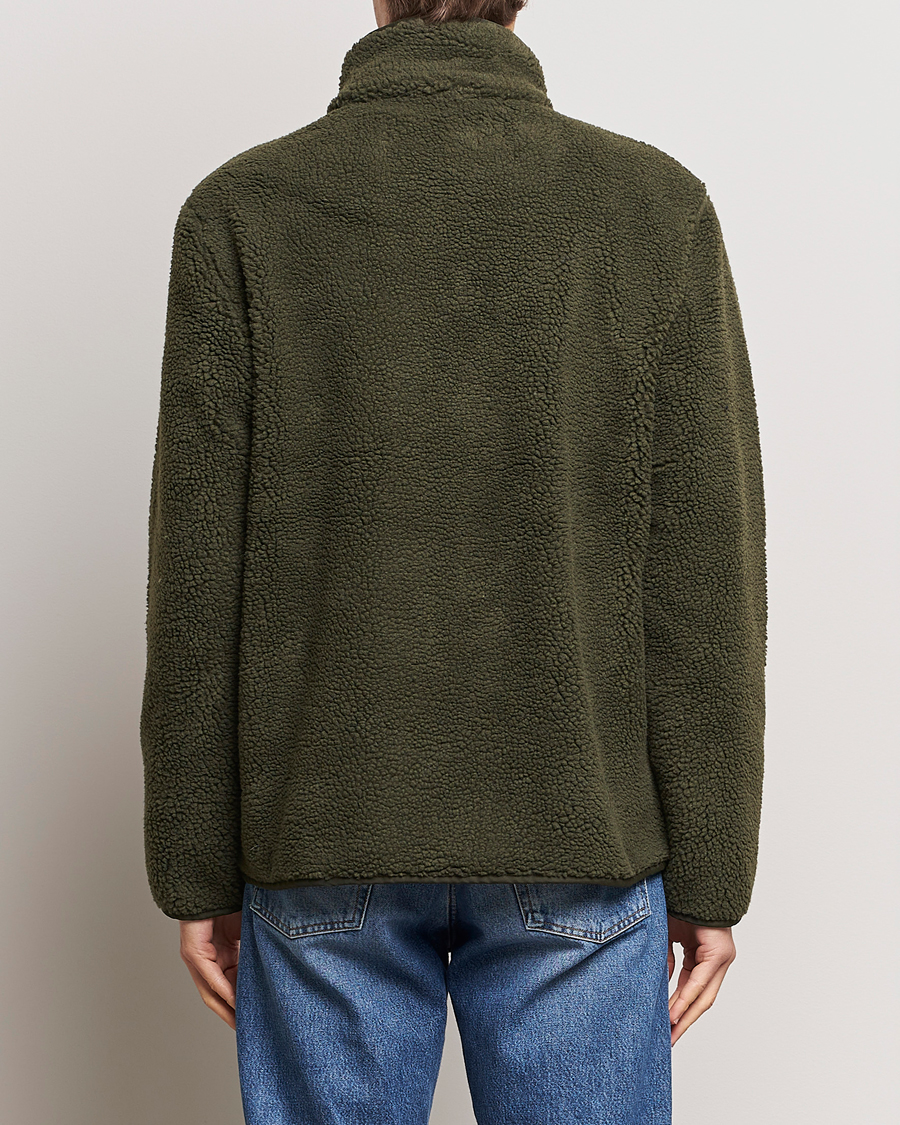 Herre | Gensere | A Day's March | Tone Pile Fleece Jacket Deep Green