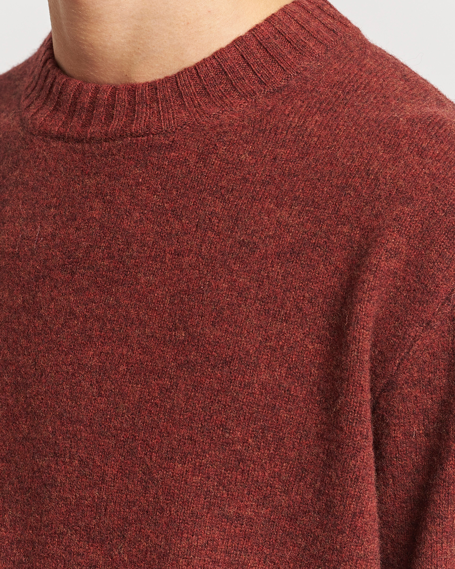 Herre | Gensere | A Day's March | Marlow Lambswool Crew Zinfandel