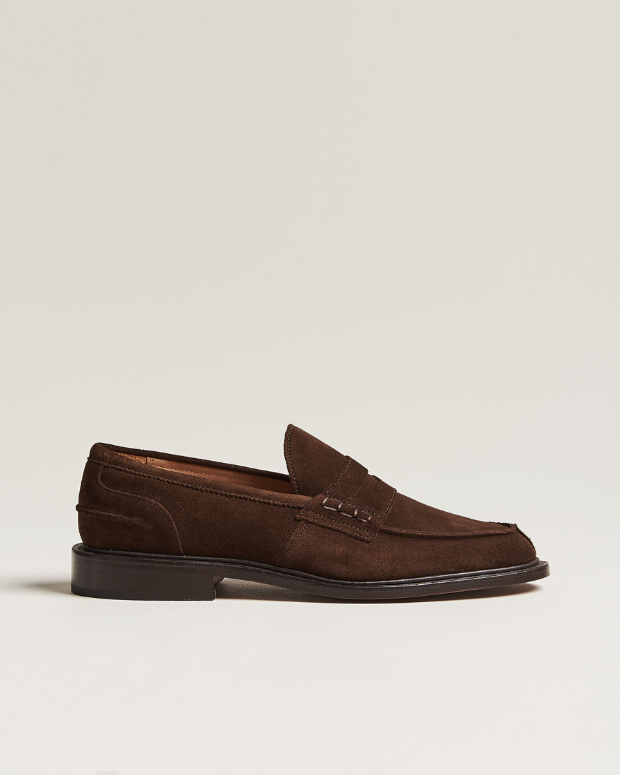 Herre | Loafers | Tricker's | James Penny Loafers Chocolate Suede