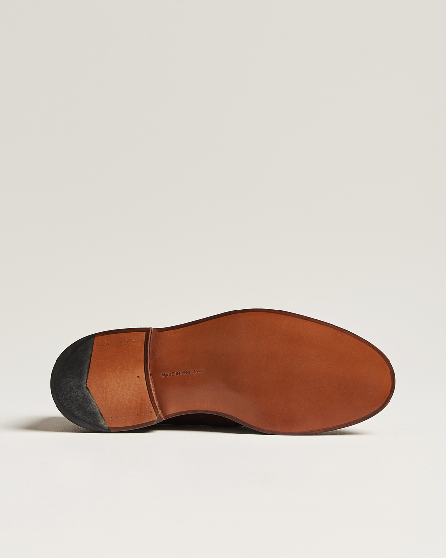 Herre | Loafers | Tricker's | James Penny Loafers Chocolate Suede