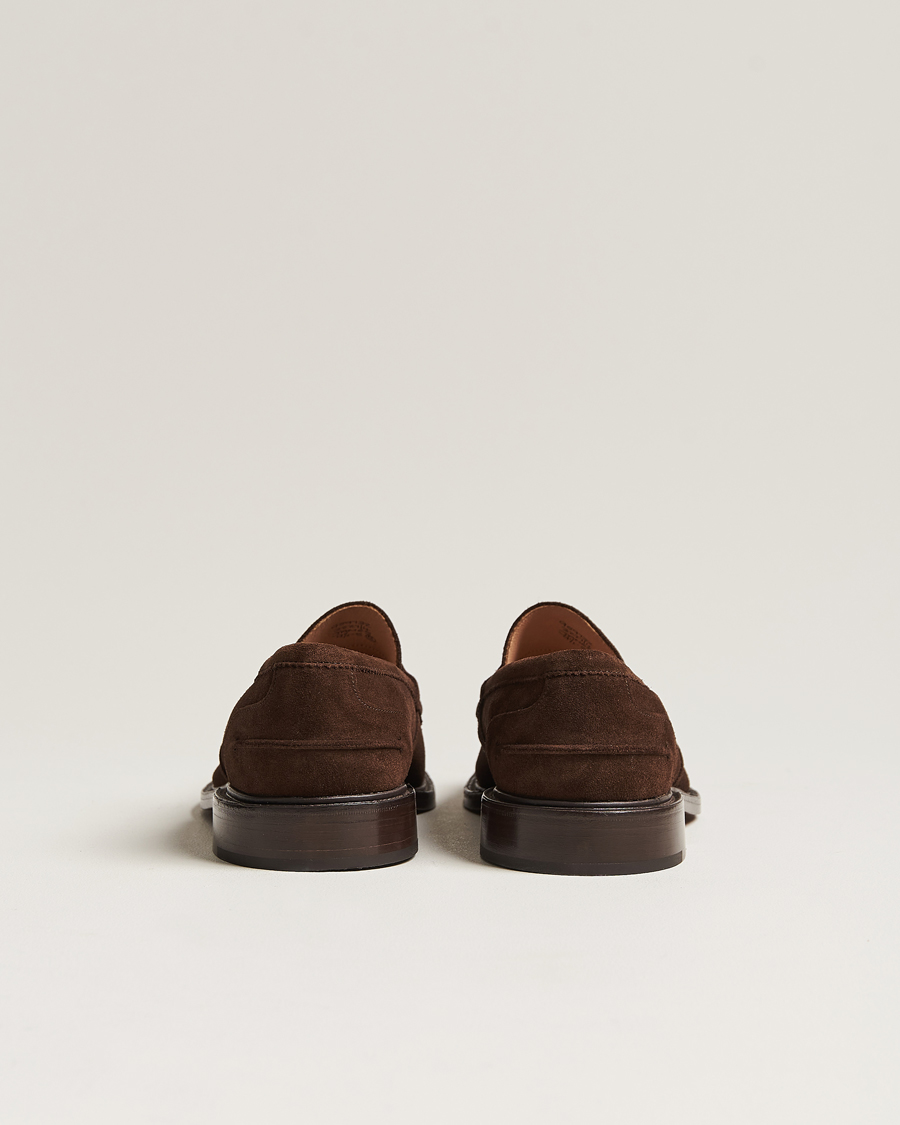Herre | Loafers | Tricker's | James Penny Loafers Chocolate Suede