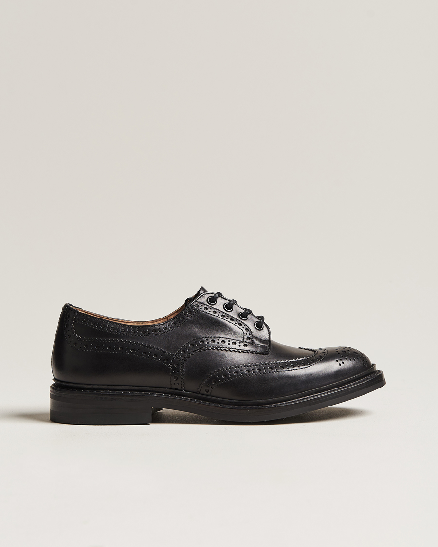 Herre | Brogues | Tricker's | Bourton Country Brogues Black Calf