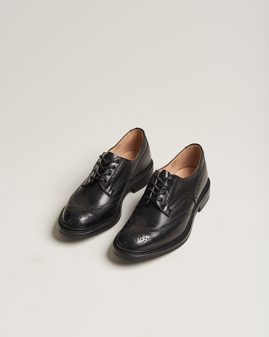 Men | Brogues | Tricker\'s | Bourton Country Brogues Black Calf