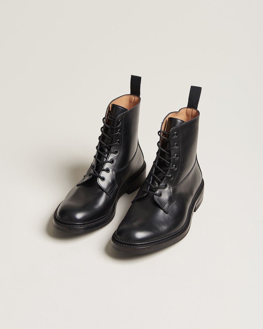 Herre | Støvler | Tricker's | Burford Dainite Country Boots Black Calf