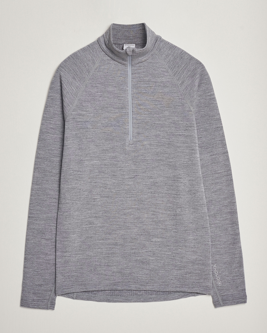 Herre | Gensere | Houdini | Desoli Merino Thermal Half-Zip College Grey