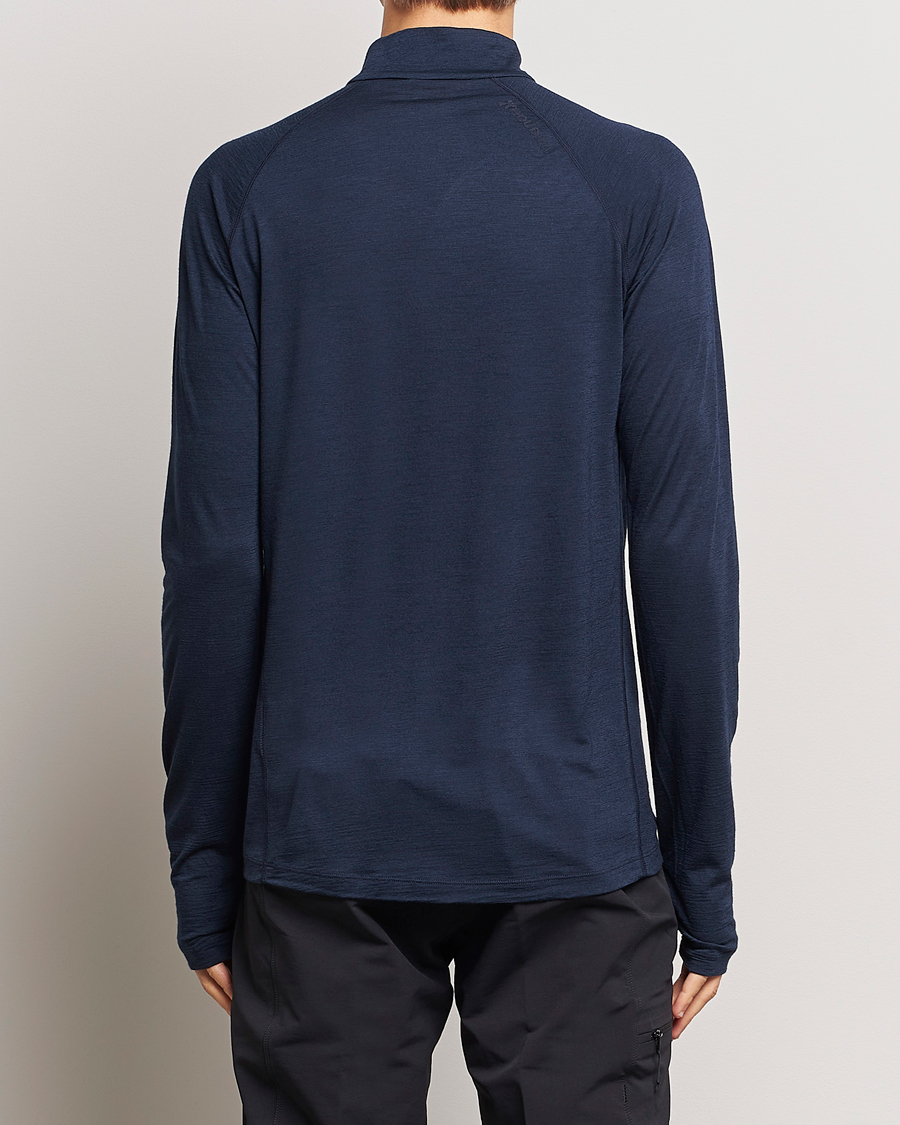 Herre | Gensere | Houdini | Desoli Merino Light Half Zip Blue Illusion