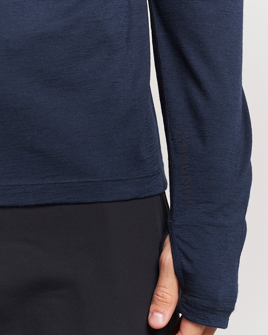 Herre | Gensere | Houdini | Desoli Merino Light Half Zip Blue Illusion