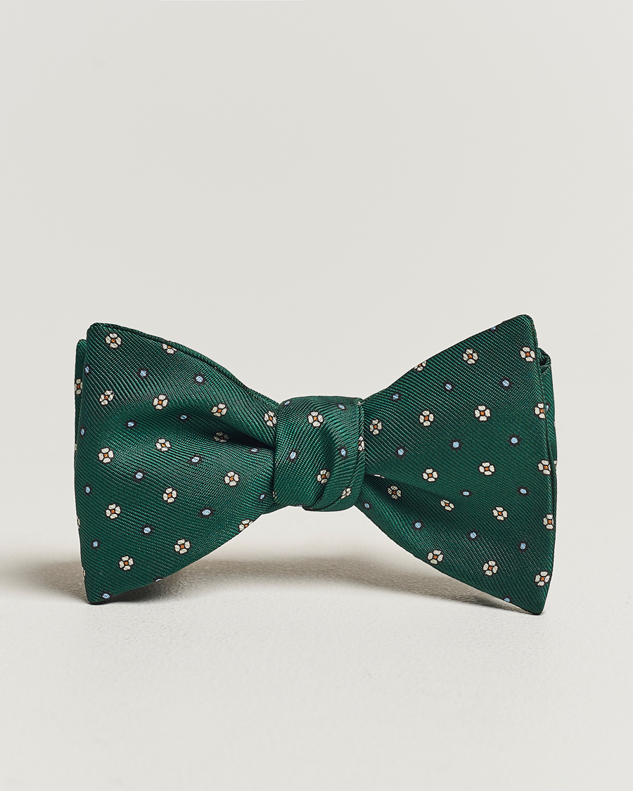 Herre |  | E. Marinella | Silk Bow Tie Dark Green