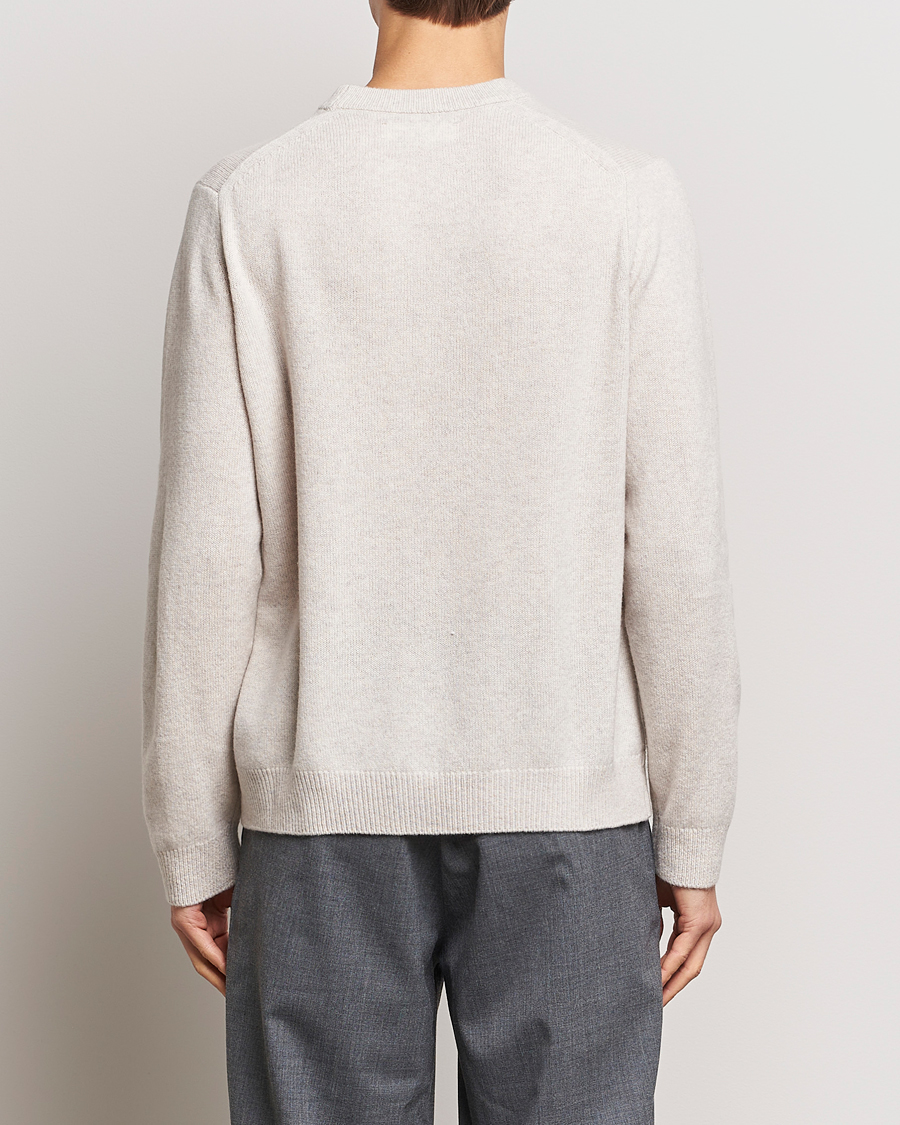 Herre | Gensere | Samsøe Samsøe | Isak Merino Knitted Sweater Silver Lining