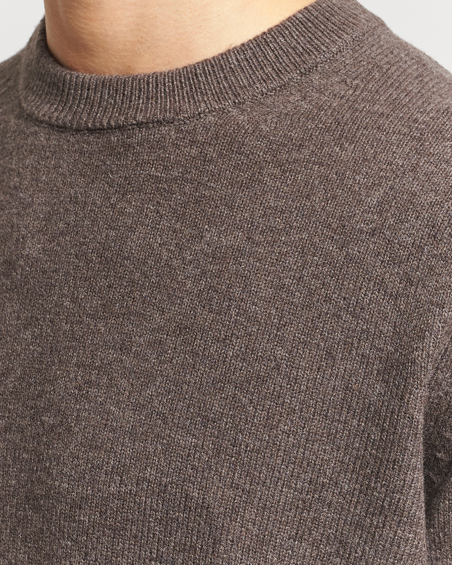 Herre | Gensere | Samsøe Samsøe | Isak Merino Knitted Sweater Major Brown