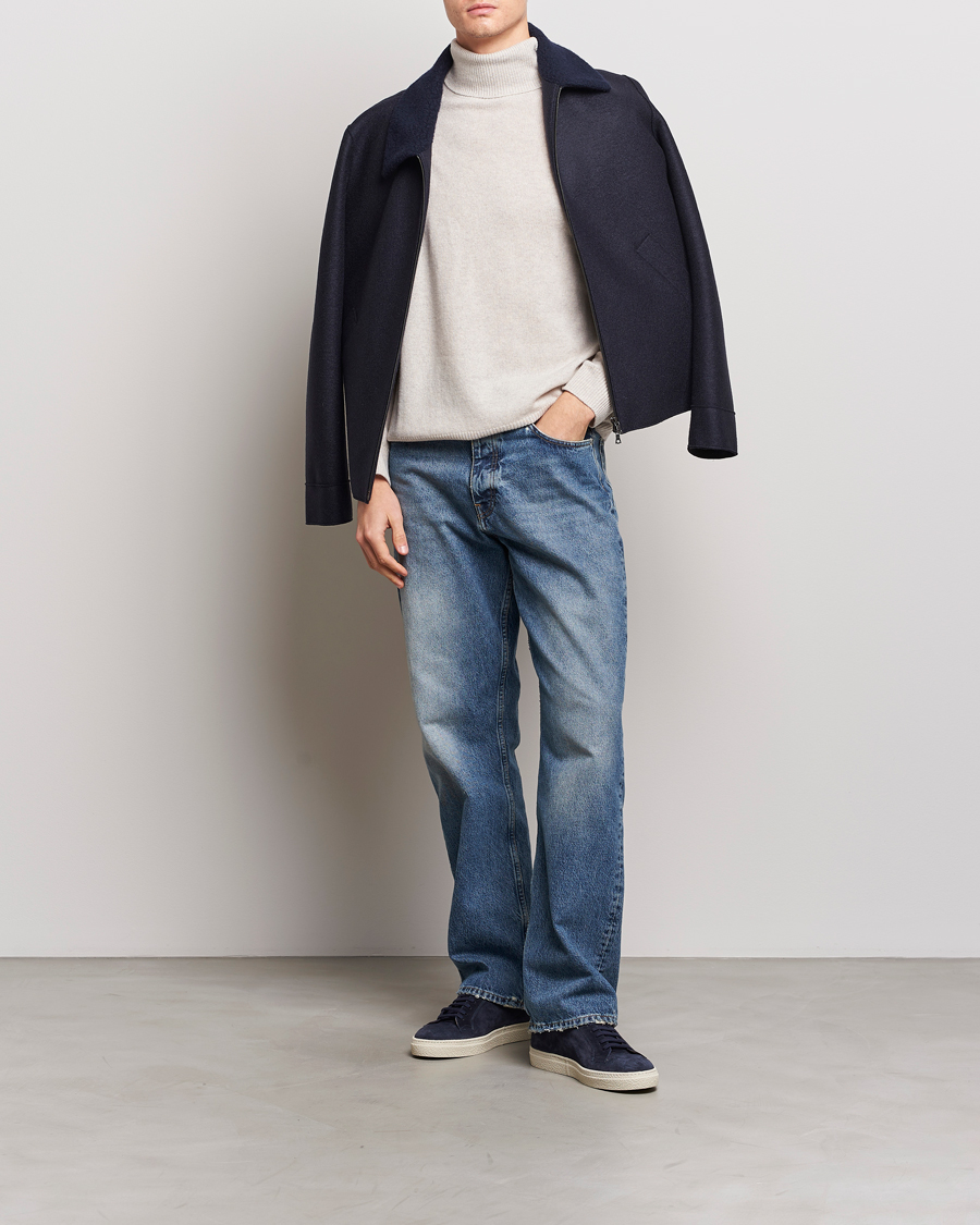 Herre | Gensere | Samsøe Samsøe | Isak Merino Knitted Turtleneck Silver Lining