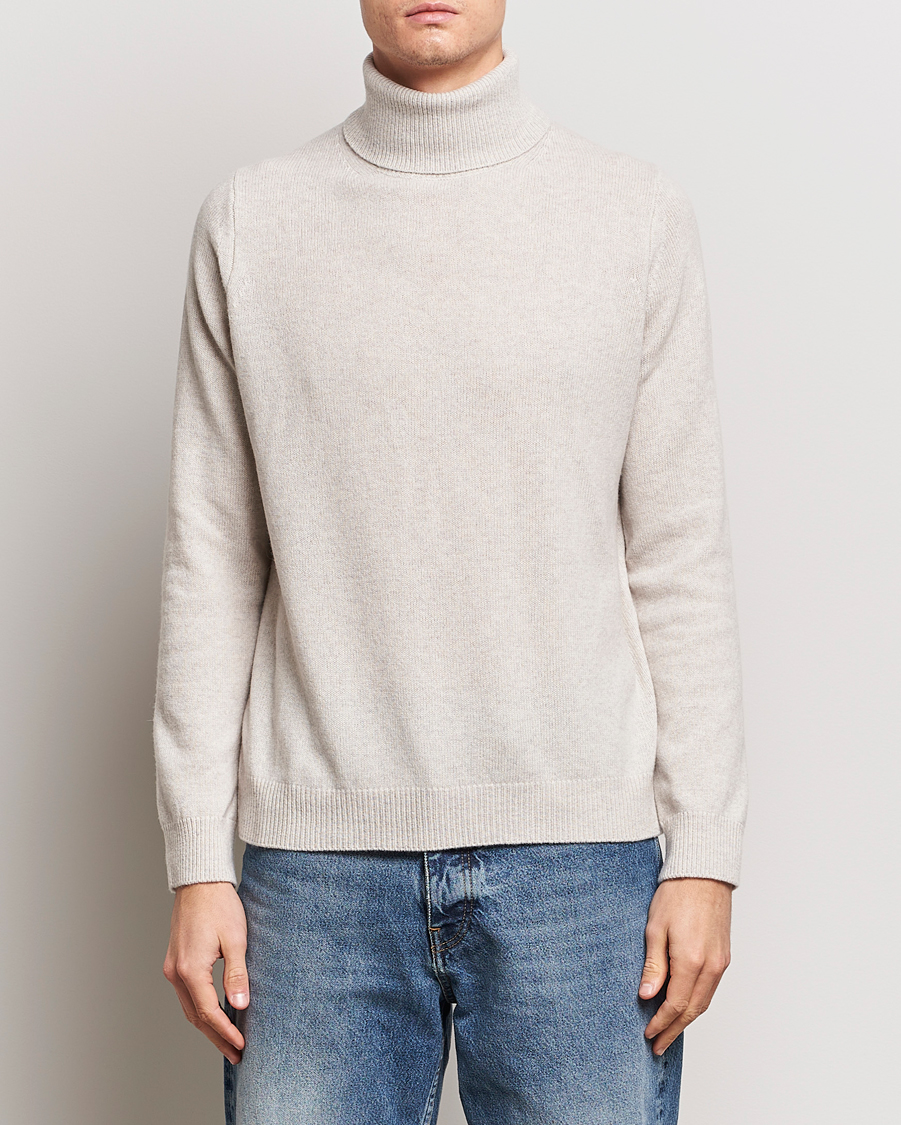 Herre | Samsøe & Samsøe | Samsøe & Samsøe | Isak Merino Knitted Turtleneck Silver Lining