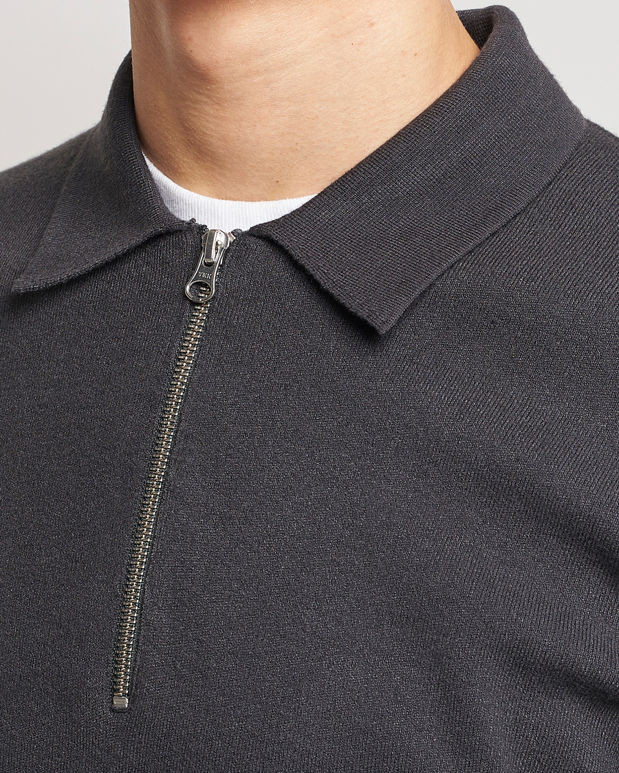 Herre | Gensere | Samsøe Samsøe | Guna Half Zip Volcanic Ash