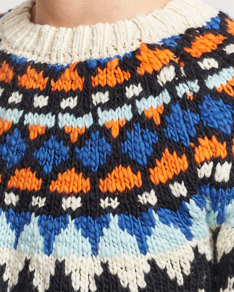 Herre | Gensere | NN07 | Felix Nordic Wool Sweater Ecru Multi