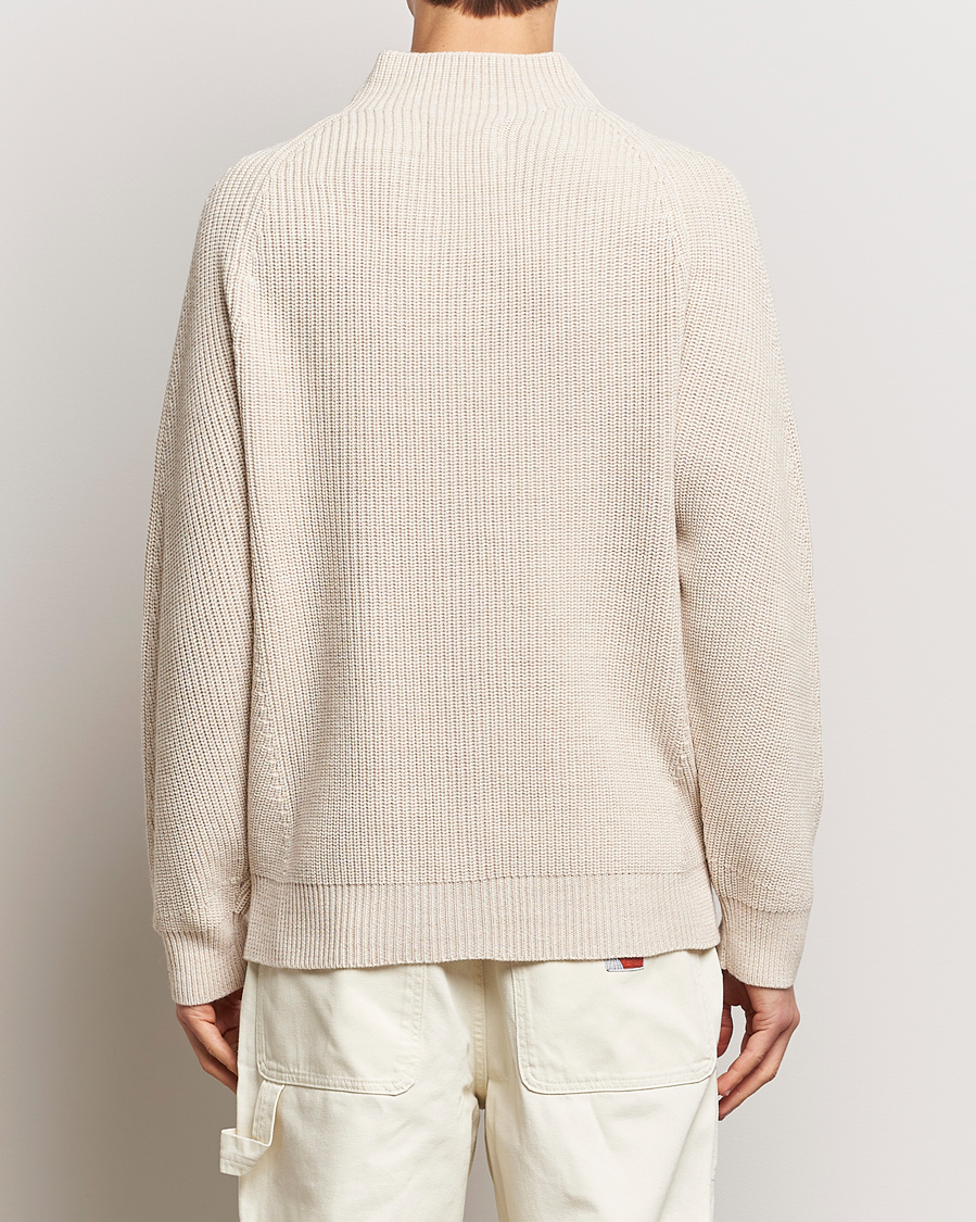 Herre | Gensere | NN07 | Liam Mock Neck Sweater Nature Melange