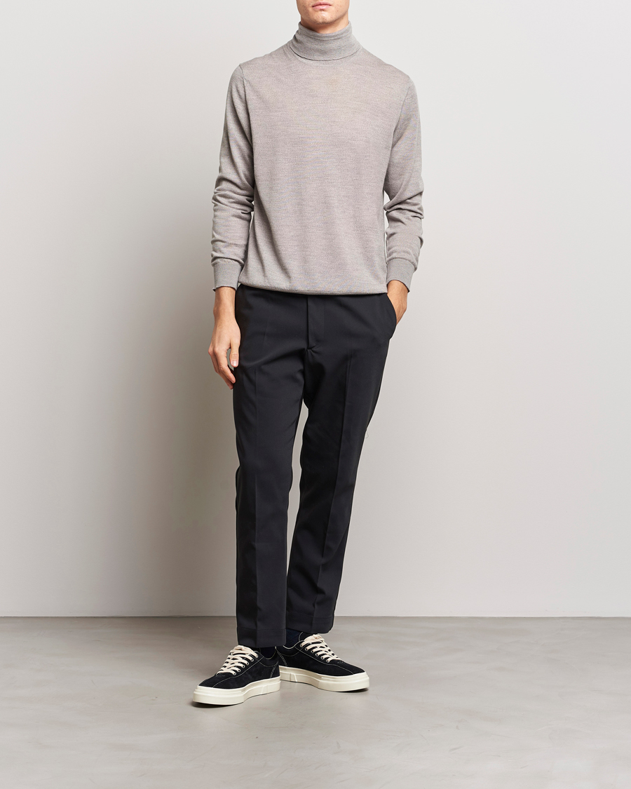 Herre | Gensere | NN07 | Richard Wool Rollneck Stone