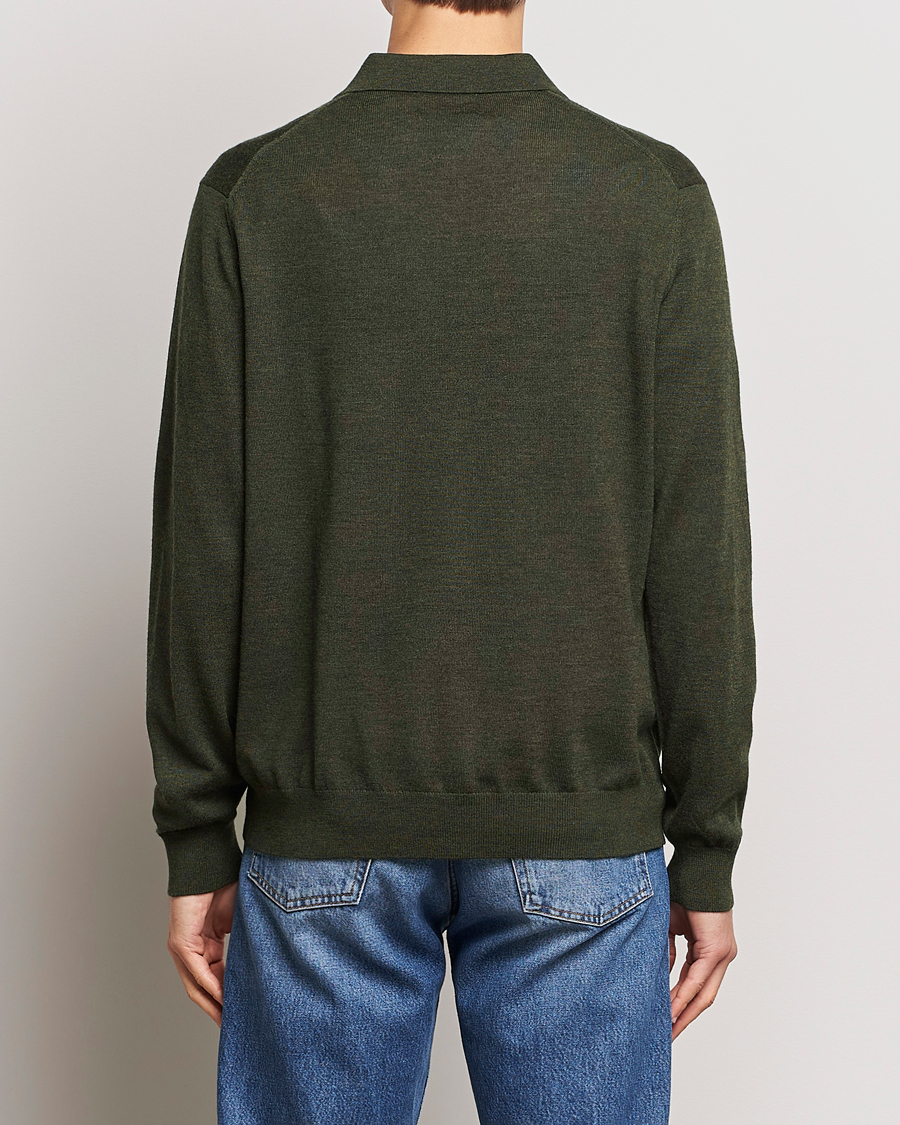 Herre | Gensere | NN07 | Sergio Half-Zip Polo Dark Green