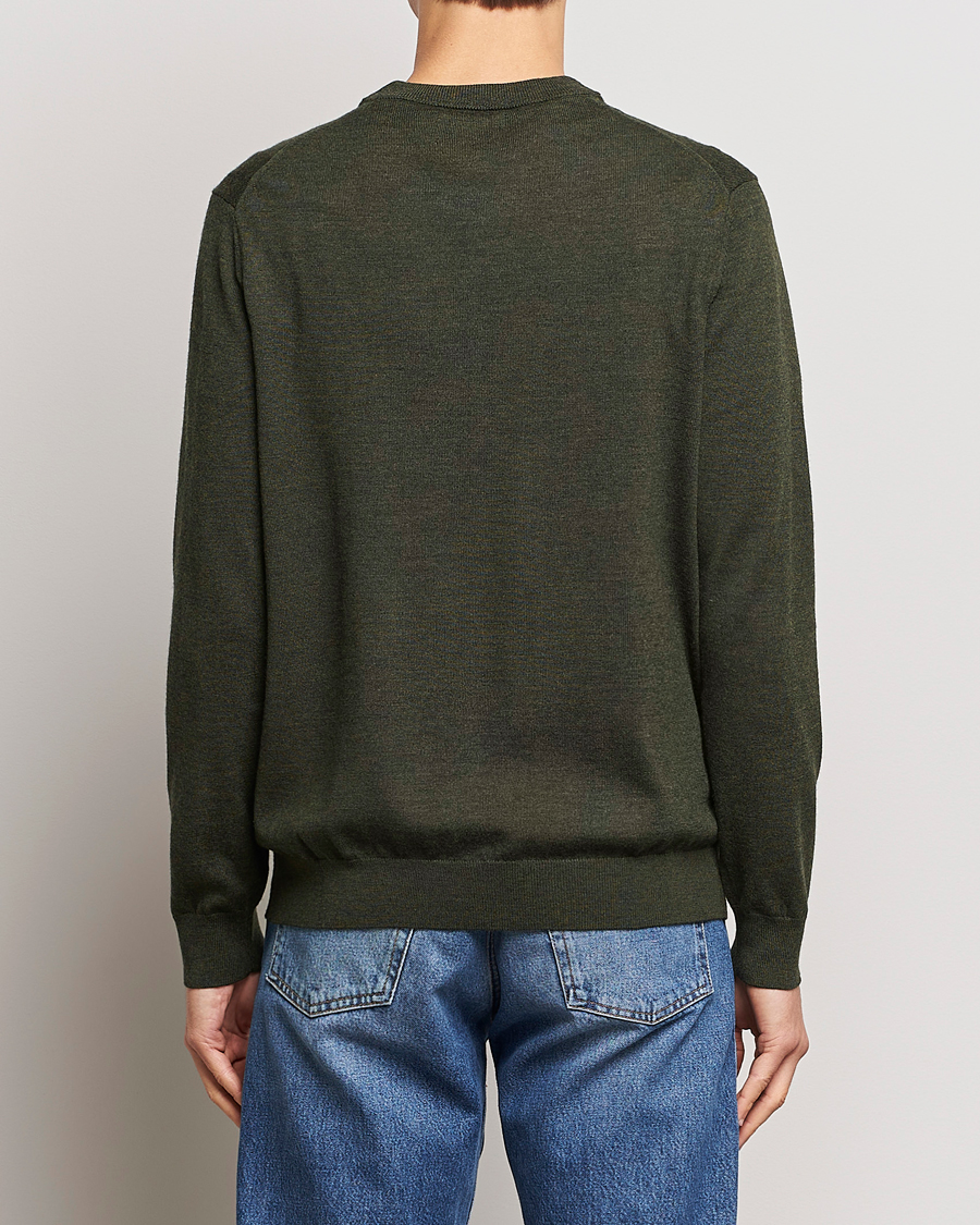 Herre | Gensere | NN07 | Sergio V-Neck Pullover Dark Green