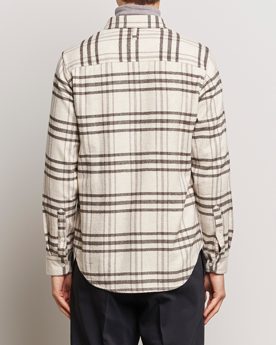 Herre | Skjorter | NN07 | Arne Checked Cotton Shirt Creme