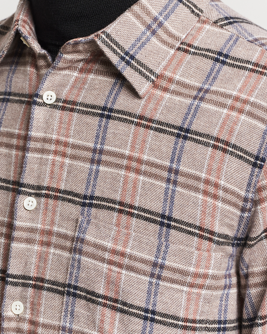 Herre | Skjorter | NN07 | Arne Checked Cotton Shirt Pastel