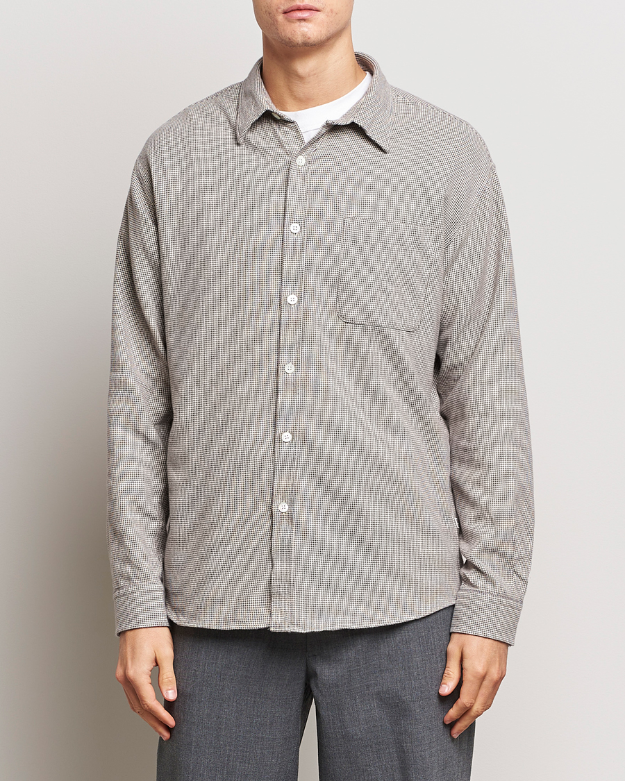 Herre | Skjorter | NN07 | Deon Relaxed Fit Overshirt Dark Grey