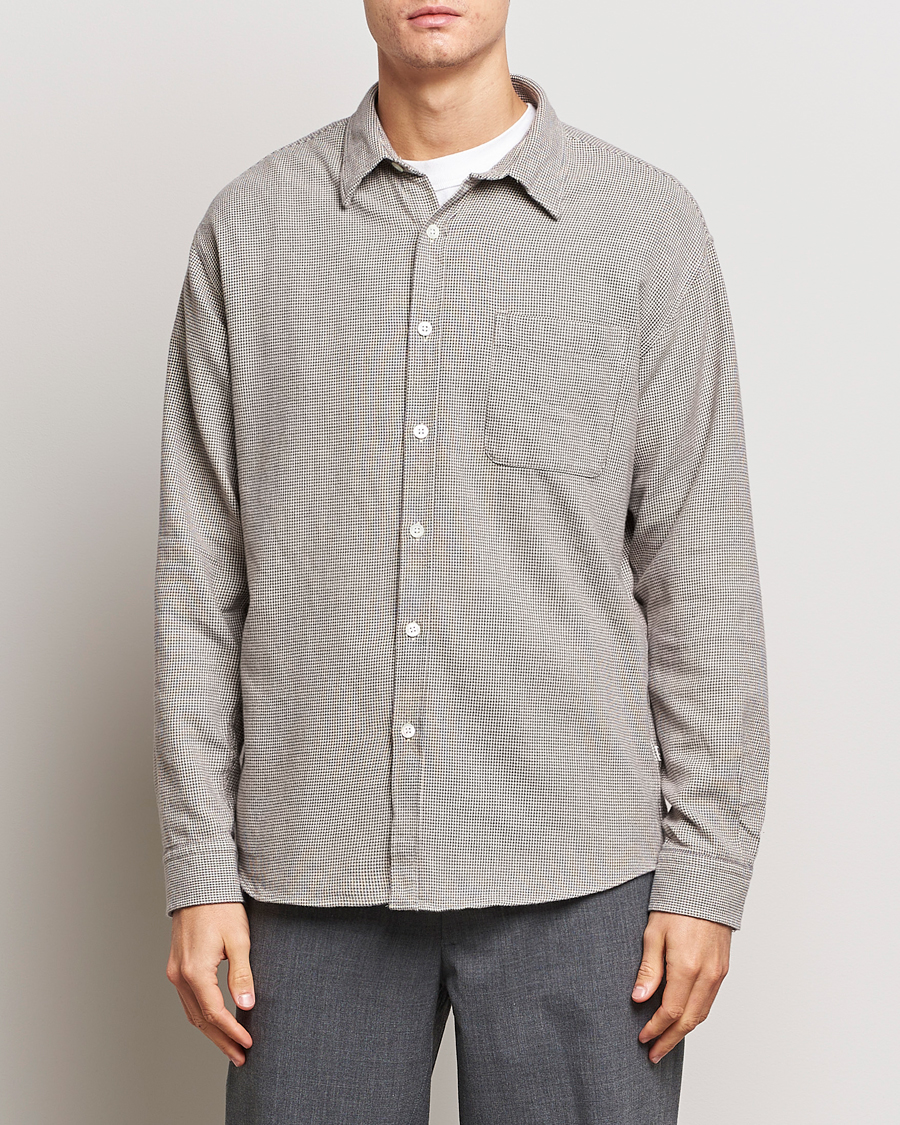 Herre | Vårjakker | NN07 | Deon Relaxed Fit Overshirt Dark Grey