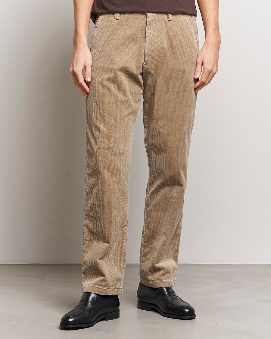 Herre | Salg | NN07 | Alex Straight Fit Corduroy Pants Desert Khaki