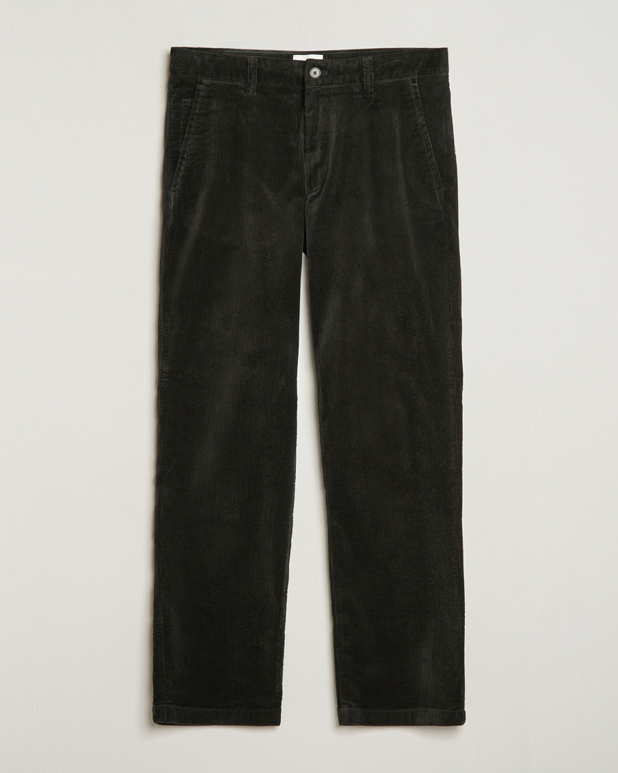 Herre | Bukser | NN07 | Alex Straight Fit Corduroy Pants Dark Green