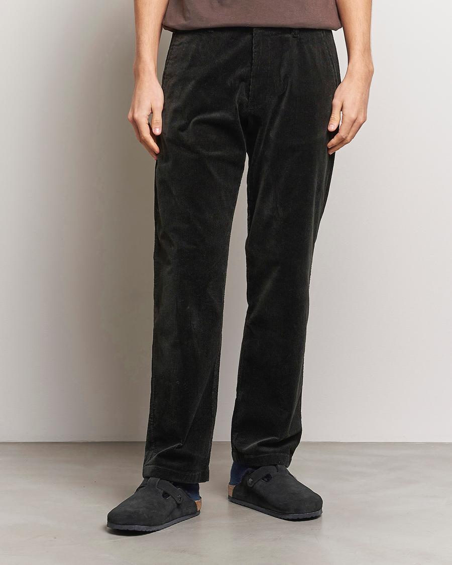 Herre | NN07 | NN07 | Alex Straight Fit Corduroy Pants Dark Green