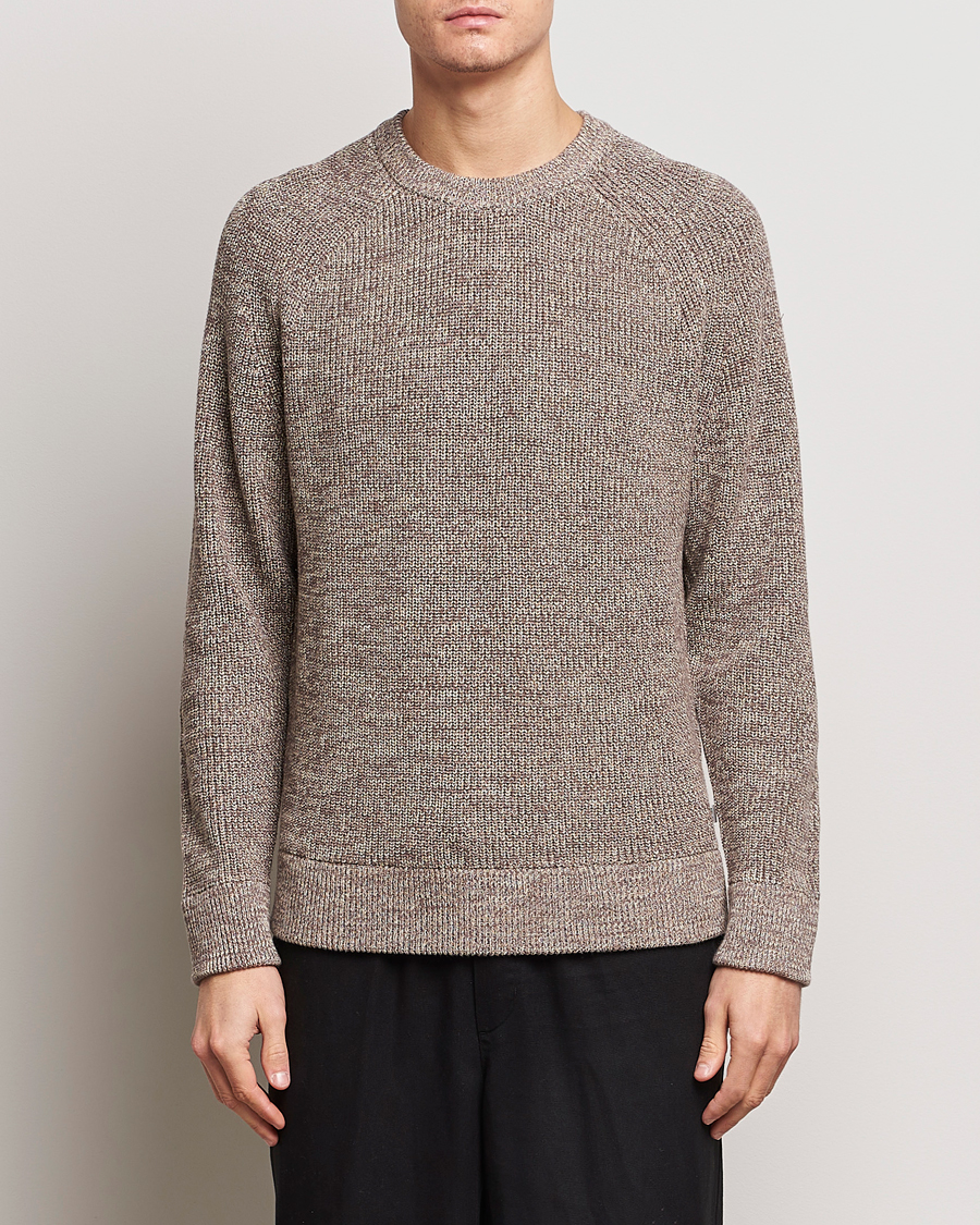 Herre | Gensere | NN07 | Jacobo Cotton Crewneck Sweater Iron Melange