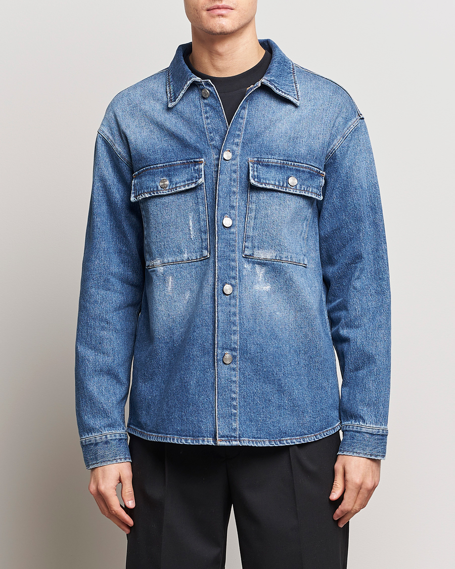 Herre | Salg | NN07 | Roger Denim Jacket Mid Blue