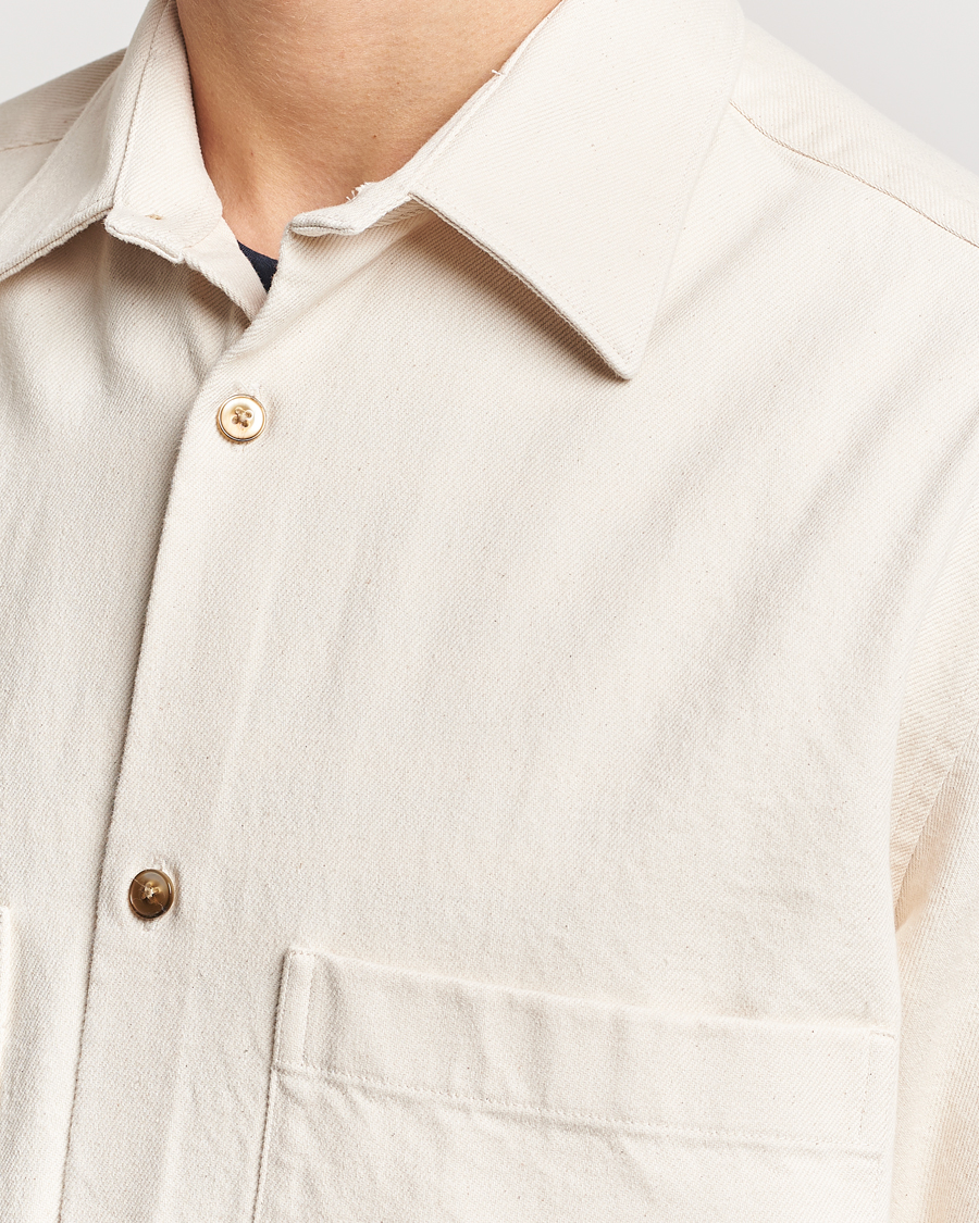 Herre | Skjorter | NN07 | Freddy Cotton Overshirt Ecru