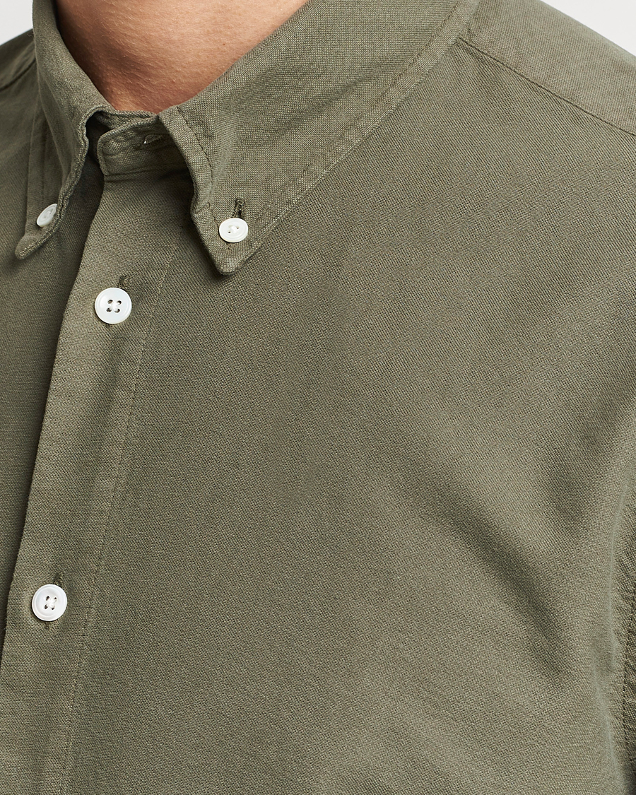 Herre | Skjorter | NN07 | Arne Button Down Oxford Shirt Dark Green