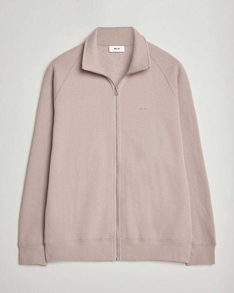 Herre | Gensere | NN07 | Carlo Full-Zip Sweatshirt Khaki Sand
