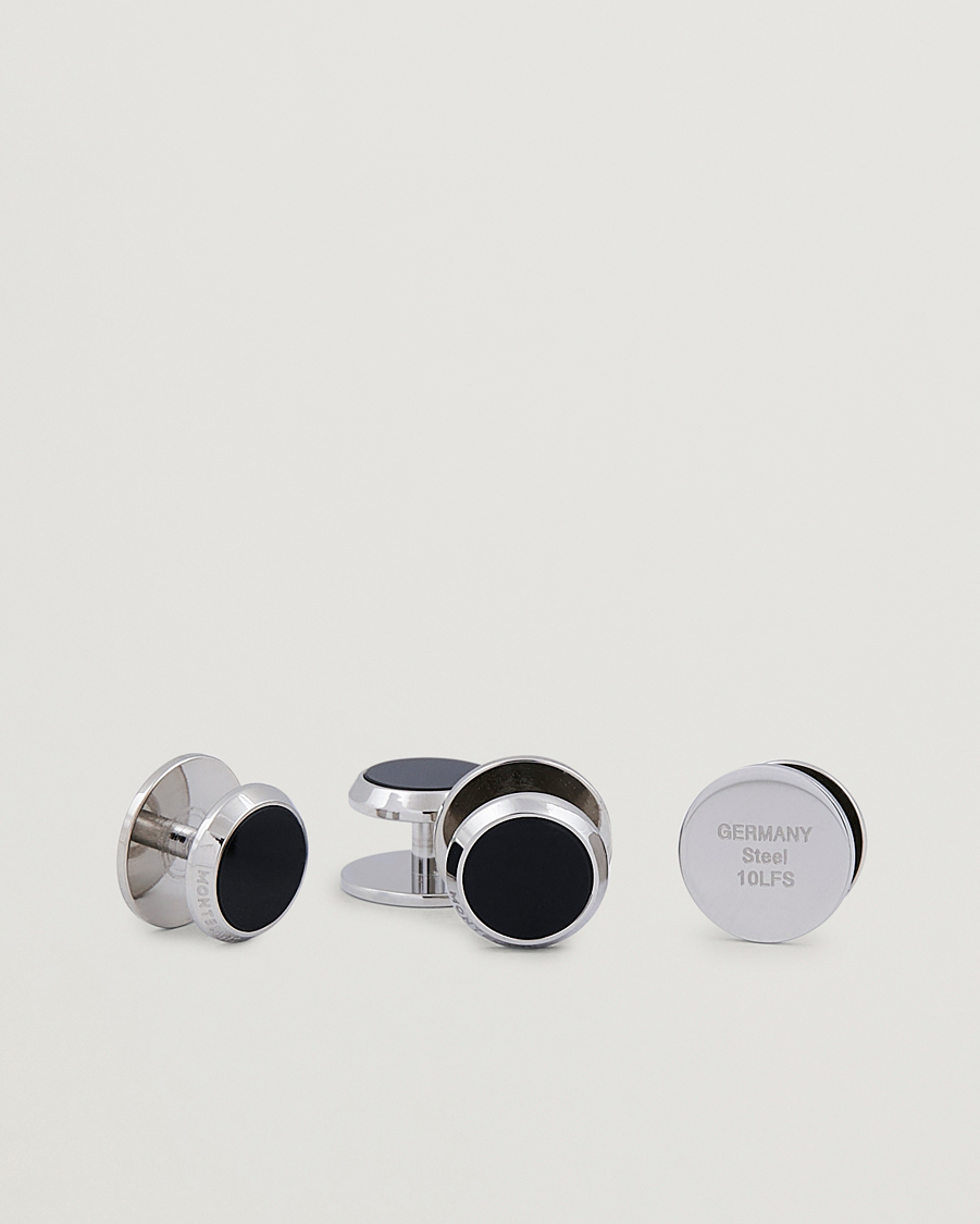 Herre | Mansjettknapper | Montblanc | Tux Studs Cufflink Steel Onyx
