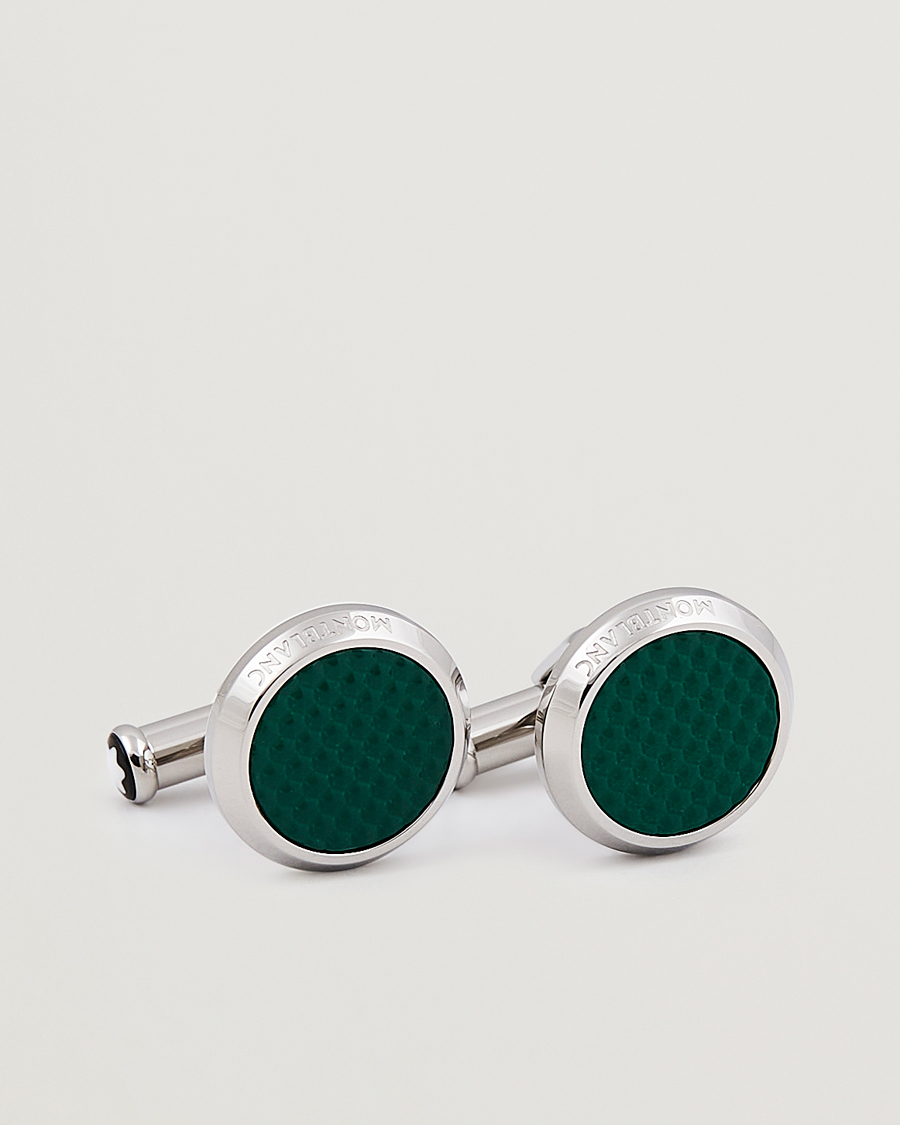 Herre | Mansjettknapper | Montblanc | Cufflinks Meisterstück Green Steel