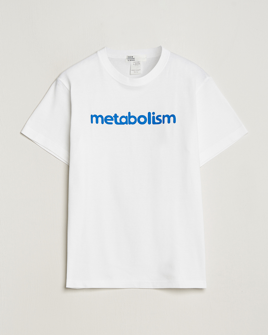 Herre | T-Shirts | Beams Japan | Metabolism T-Shirt White