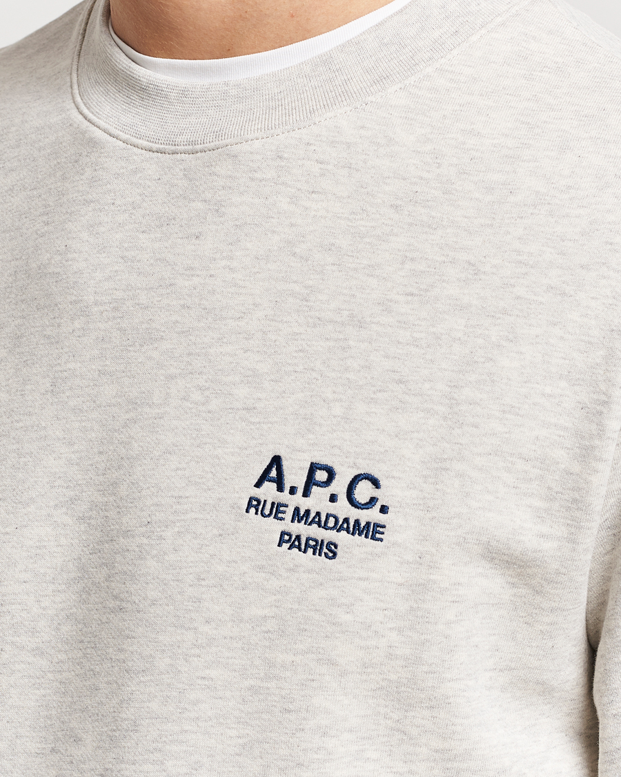 Herre | Gensere | A.P.C. | Rider Sweatshirt Heather Grey