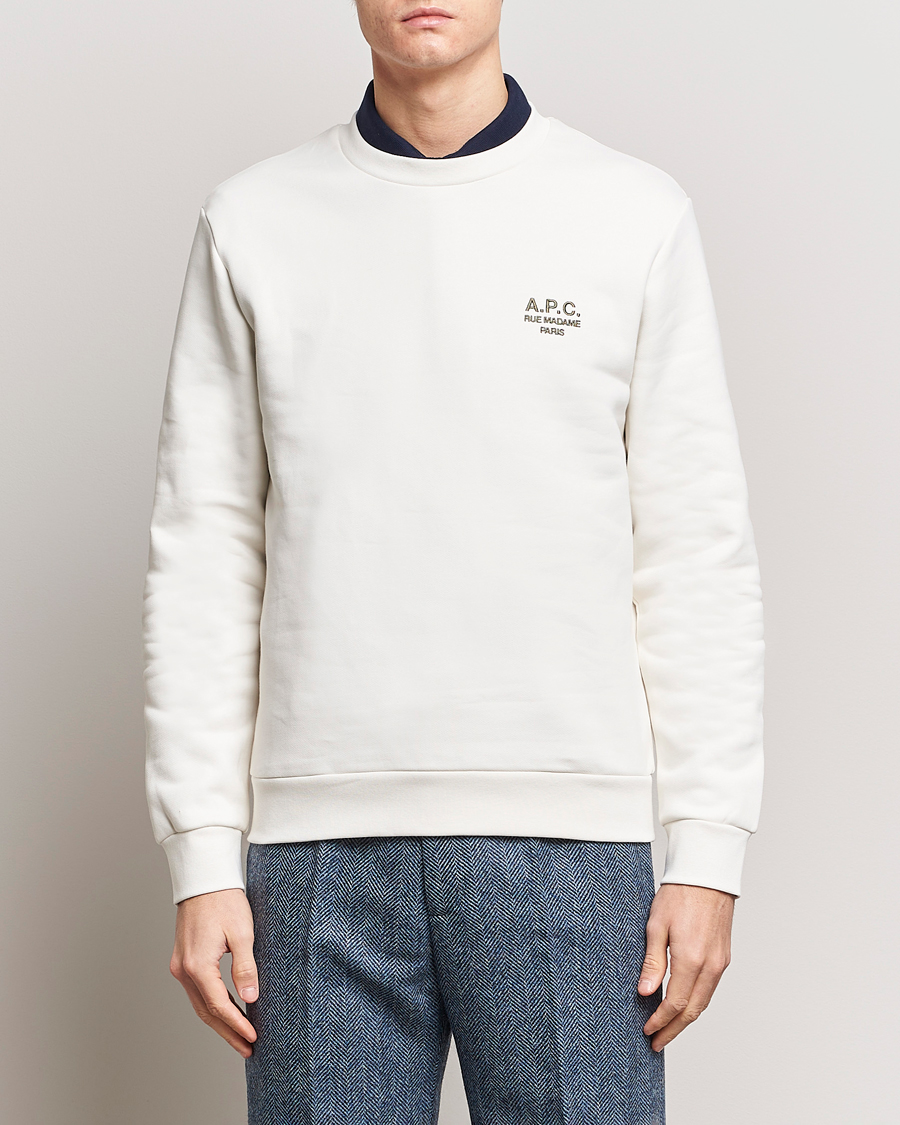 Herre | Klær | A.P.C. | Rider Sweatshirt Chalk