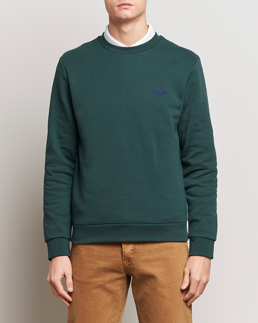 Men |  | A.P.C. | Rider Sweatshirt Pine Green