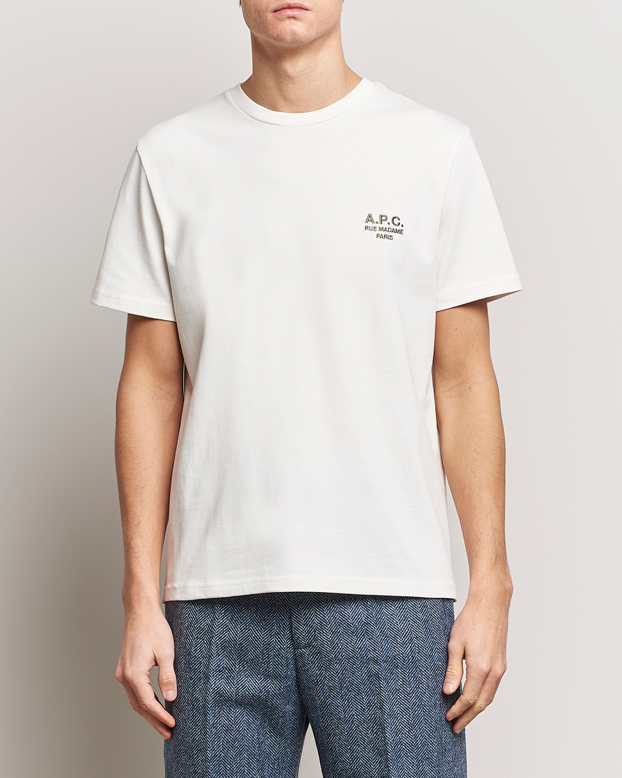 Herre | Avdelinger | A.P.C. | Raymond T-Shirt Chalk