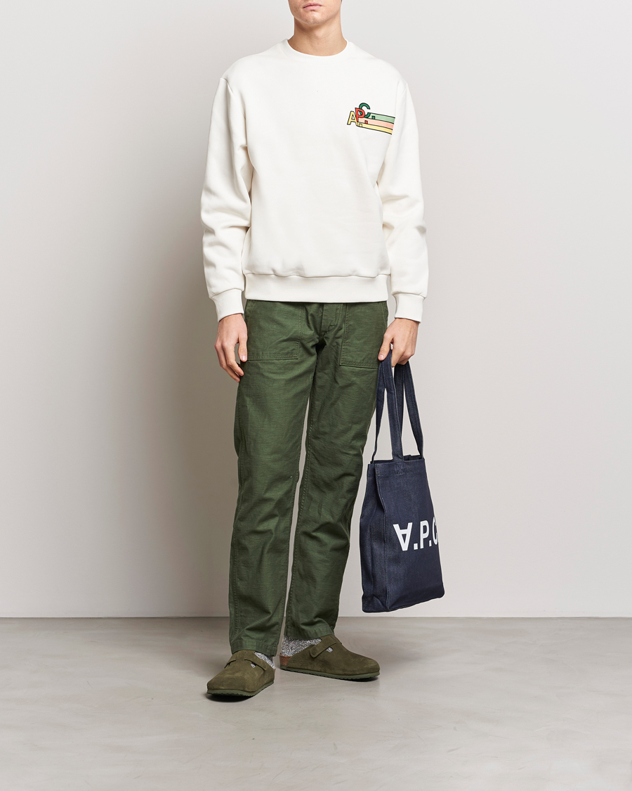 Herre | Gensere | A.P.C. | Spring Sweatshirt Chalk