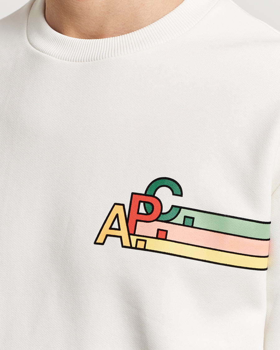 Herre | Gensere | A.P.C. | Spring Sweatshirt Chalk